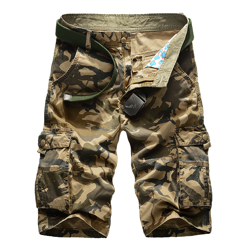 Corteiz Cargo Pant - Pantalones Cortos Cargo de Camuflaje Sin
