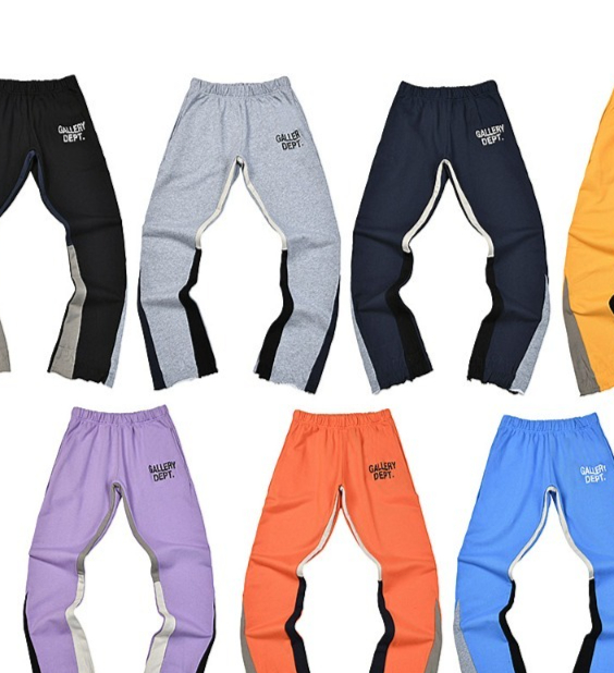Gallery Dept Flare - Pantalones Deportivos Holgados con Detalles Pintados