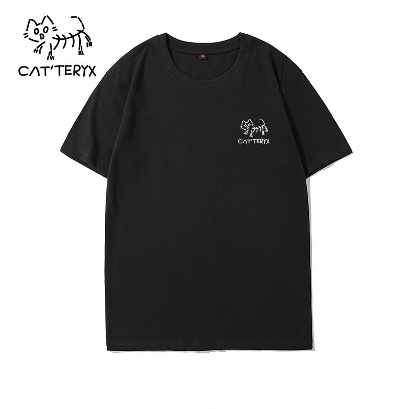 CAT TERYX Camiseta de manga co - Streetwear Brand Cat reseña y precio
