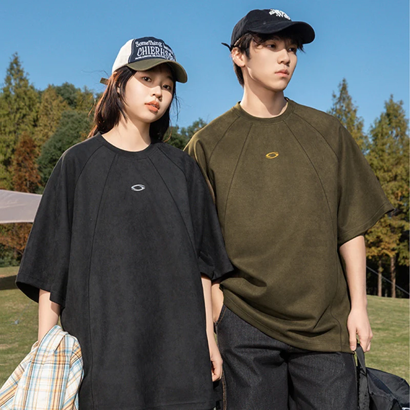 Camiseta de Gamuza de Color Só - Streetwear Brand Korea reseña y precio
