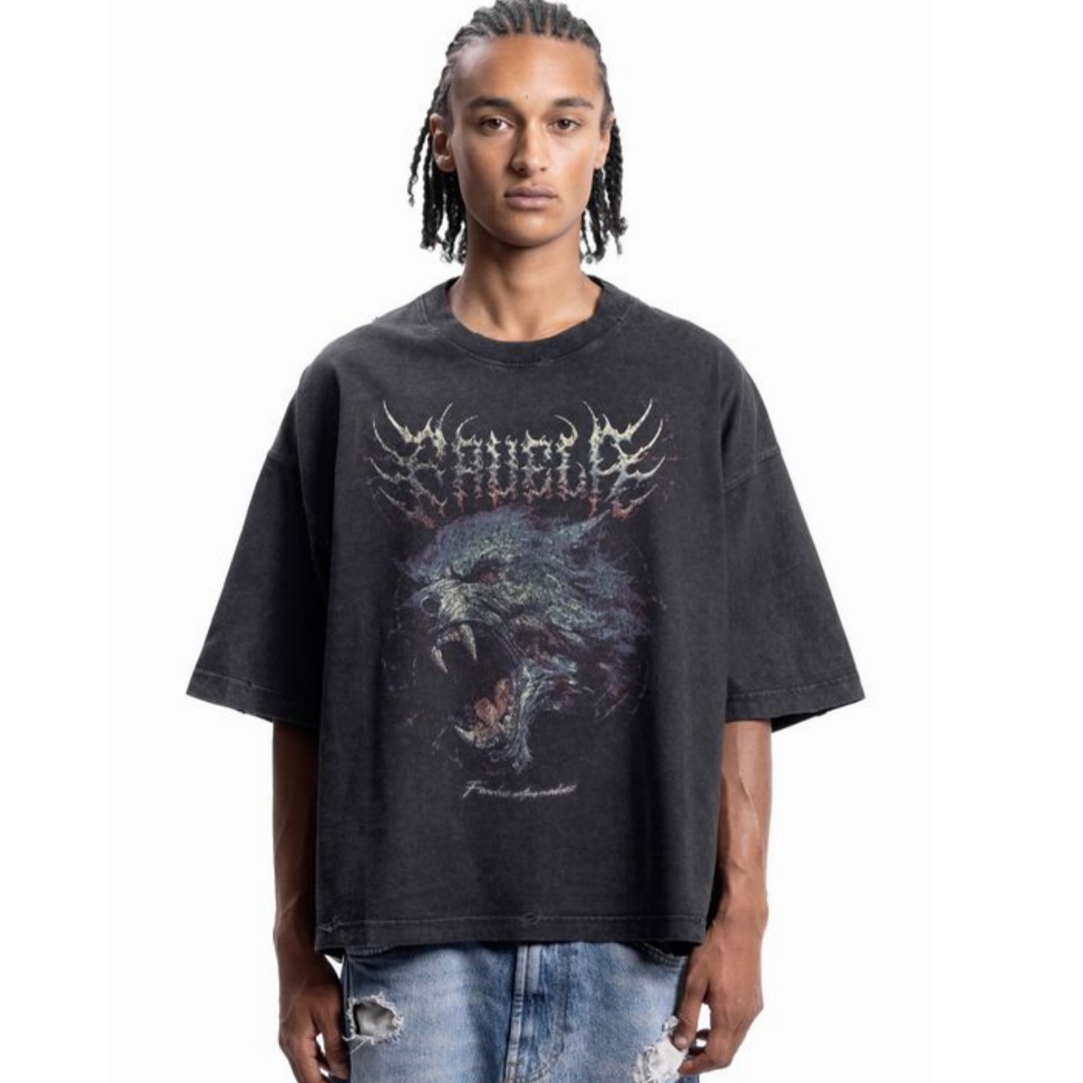 Camiseta de algodón con estamp - Streetwear Brand Heart reseña y precio