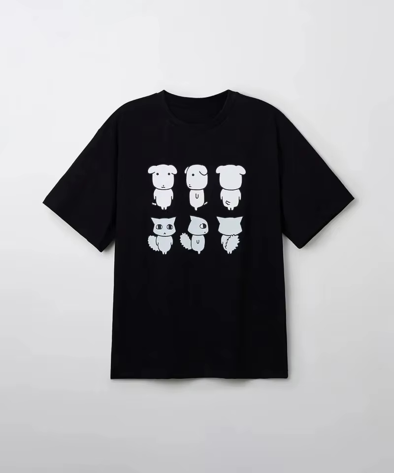 Camiseta de algodón con estamp - Streetwear Brand Cat reseña y precio