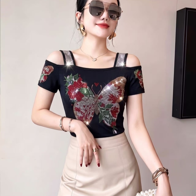Camiseta Sexy de Mujer con Hom - Streetwear Brand With Butterfly reseña y precio