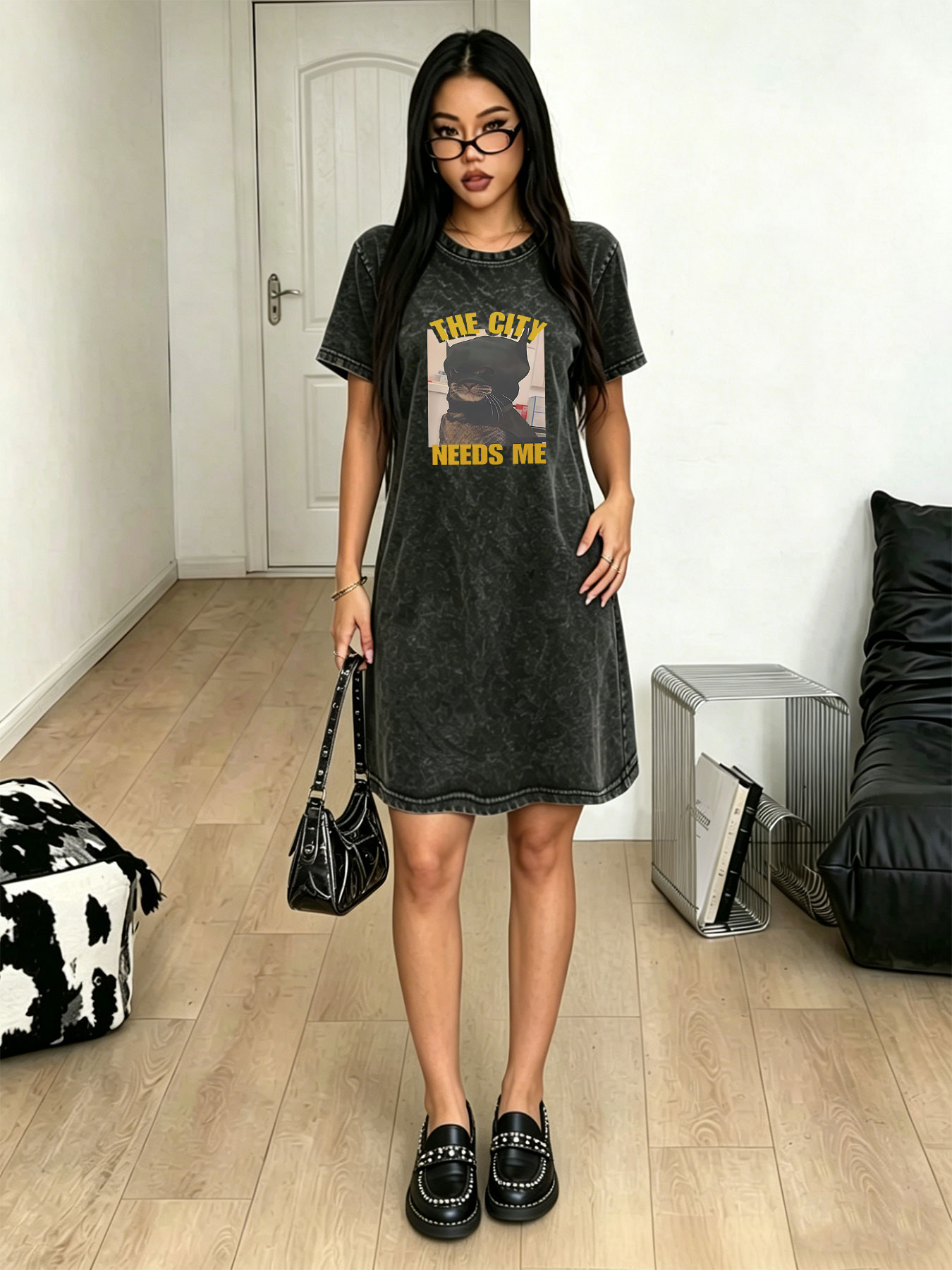 Vestido Camiseta Vintage Lavad - Streetwear Brand Cat reseña y precio